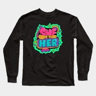 Pronouns She Her Long Sleeve T-Shirt